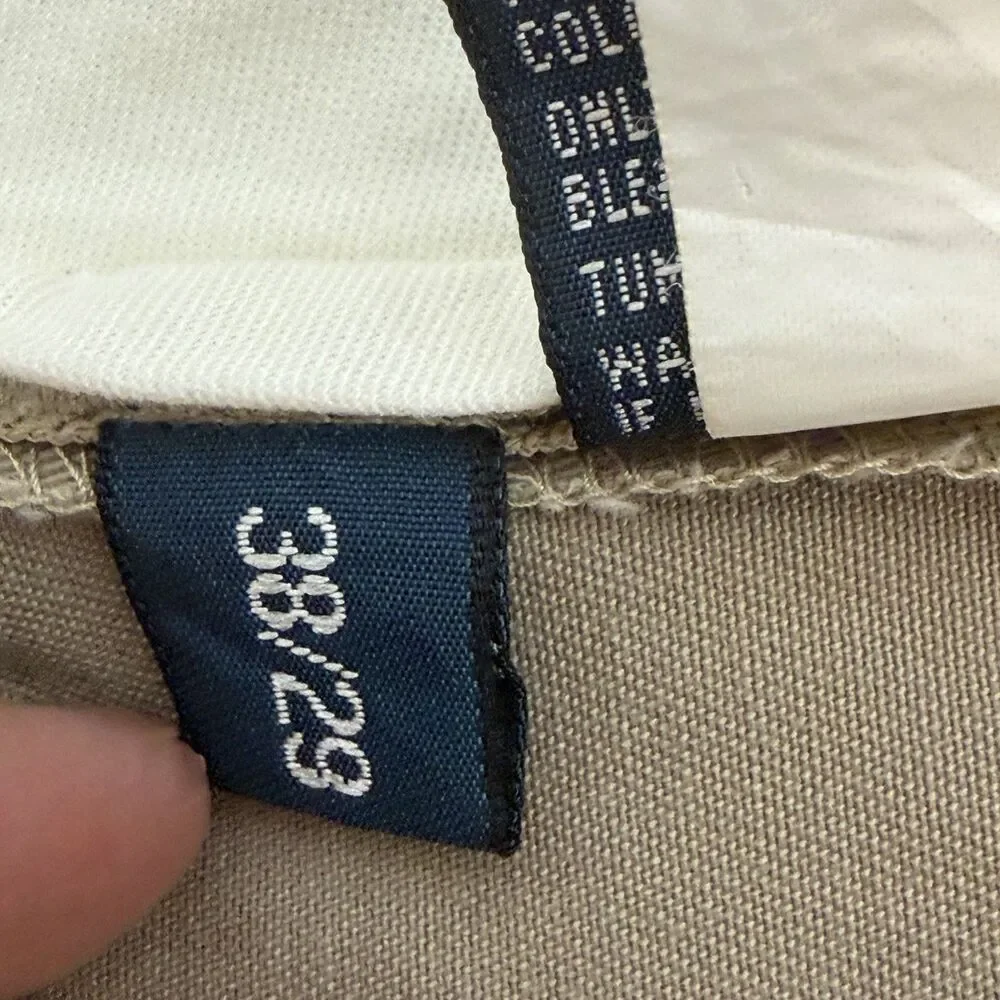 Polo Ralph Lauren Prospect Pant Chino Khaki Tan 100% Cotton 38/29 Classic Twill